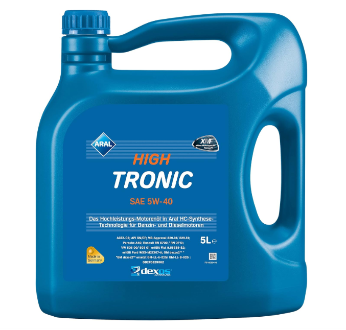 Aral motorno olje 5W40 High Tronic 4L