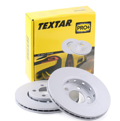 Zavorni diski TEXTAR 92082205 sprednji 256mm Audi A1, Golf 4, Octavia