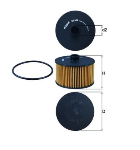 Filter olja Mahle OX968D Renault, Nissan, Mercedes