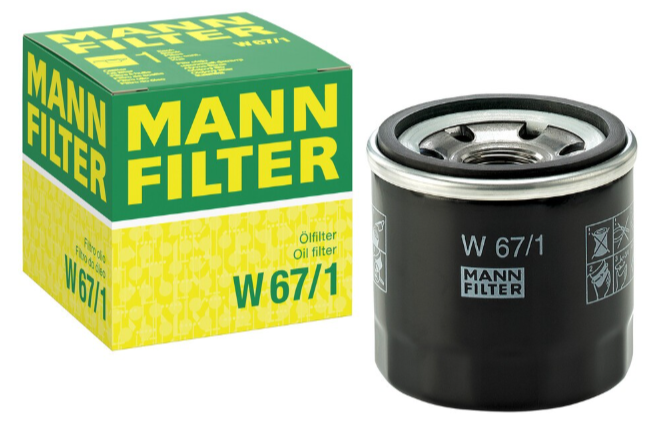 Filter olja MANN W67/1 Renault, Kia, Nissan
