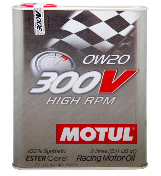 Motul 300V High RPM 0W20 2L