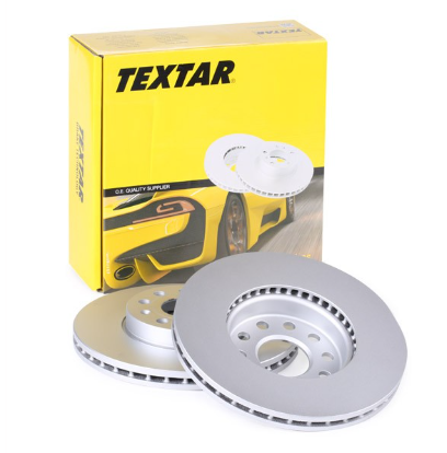 Zavorni diski TEXTAR 92120805 sprednji 288mm VW, Audi, Škoda, Seat