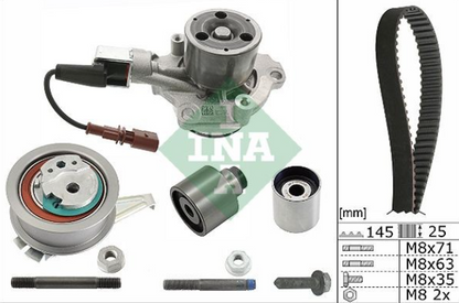 Set zobatega jermena in vodne črpalke INA 530 0650 30